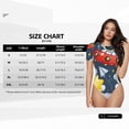 thumbnail image 5 of Fotbe Astronaut And Space Women's Crew Neck Short Sleeves Bodysuit Tops Round Neck Slim Sleeveless Soft Comfortable Basic-Large, 5 of 7