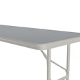 thumbnail image 4 of Correll Cfa2460Px-15 .75 Inch High-Pressure Top Folding Tables - Adjustable Height - Gray Granite, 4 of 4