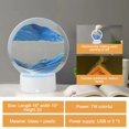 thumbnail image 3 of Unique 3D Moving Sand Art Table Lamp, Decorative For Deep Sea Sandscape Quicksand, 3 of 10