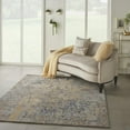 thumbnail image 3 of Nourison Majestic MST01 Blue/Beige/Gray Indoor Area Rug - 5'6 x 8', 3 of 10