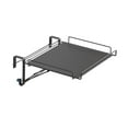 thumbnail image 4 of Estante de almacenamiento para puerta de gabinete, organizador de puerta de gabinete, plegable, fácil de limpiar, multiusos, estante de almacenamiento Negro, 4 of 9