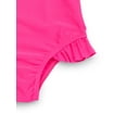 thumbnail image 2 of Wonder Nation Toddler Girl One- Piece Ruffle Swimsuit, Sizes 12M-5T, 2 of 2