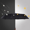 thumbnail image 6 of Umbrella, Windproof Travel Umbrella 10 Ribs Unbreakable Auto Open Close Waterproof Stormproof Canopy Rustproof Folding Compact Rain Umbrellas for Men/Women, Large Windproof Umbrella, Black, 6 of 9