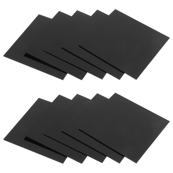 OULII 10pcs Paint Board Acrylic Sheet Black Crafting Sleek Design for Artists