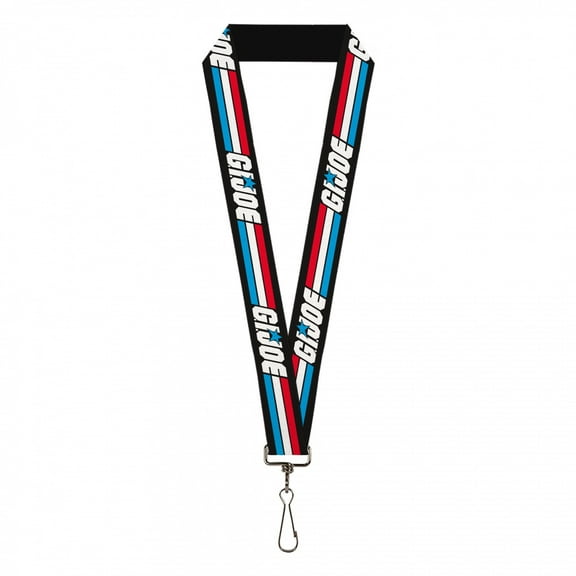 GI Joe Title Logo Red White and Blue Lanyard