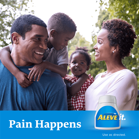 Aleve Pain Reliever/Fever Reducer Naproxen Sodium Tablets, 220 mg, 24 Ct