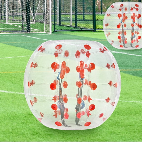 KFFKFF Inflatable Bumper Ball 1-Pack 4FT/1.2M PVC Sumo Zorb Ball for Teen & Adult