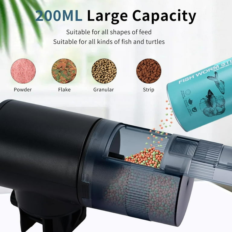 Lychee Fish Tank Automatic Feeder Fish Food Dispenser Intelligent