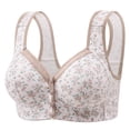 thumbnail image 1 of Abcnature Daily Comfort Bras for Women Printing Thin Style Ventilate Plus Size Bras without Steel Rim, 1 of 4