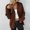Brown, variant on Long Cardigan Women Loose Dark Color Rope Knitting Cardigan Jacket Womens Cardigans on Clearance
