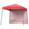 thumbnail image 2 of Patiojoy 10x10 ft Pop up Canopy Tent One Person Set-up Instant Shelter with Central Lock W/ Roll-up Side Wall Red, 2 of 9