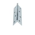 thumbnail image 1 of 10 piezas de bisagras de acero inoxidable para muebles de hogar, de 32 mm x 44 mm de largo, 1 of 3