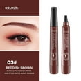 thumbnail image 1 of Fiudx Ofertas Flash Del Día El Lápiz De Cejas Al Agua De Cuatro Puntas Es Duradero Y No Mancha. Es Un Lápiz De Cejas Natural Con Herramienta De Pincel 1,5 Ml, 1 of 2