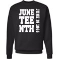 thumbnail image 2 of Inktastic Juneteenth June 19, 1865 Adult Sweatshirt, 2 of 4