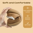 thumbnail image 4 of Drecage Kids Slippers Boys Girls Fuzzy House Slippers Soft Warm Bedroom Shoes, 4 of 7