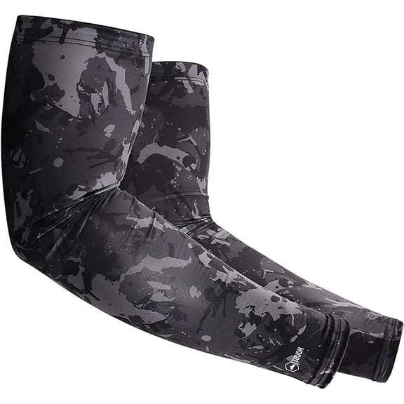 Tough Outdoors Sports Compression Arm Sleeves for Men & Women - Youth, Kids Basketball Shooting Sleeves - Football, Baseball