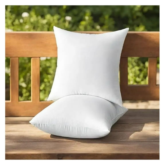 Cotton Throw Pillows 20x26 Inch - 1 Pack - Natural Cotton Filled Decorative Pillows for Couch, Bed, Sofa - Soft Breathable Support