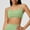 Green, variant on Women's Thin Strap Sports Bra with Shock-absorbing Support for Yoga, Running, Fitness and Gym Workouts Green 6
