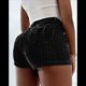 thumbnail image 5 of Falda Pantalón Vaquera para Mujer, Sexy, de Cintura Alta, Asimétrica, Corta y Minifalda. Negro S, 5 of 7