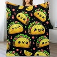 thumbnail image 3 of nygtbtfer Taco for Kids Adults Soft Cmexican and Tacos s for Sofa Decor Doodle Cartoon Style s, 3 of 6