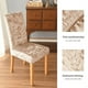 thumbnail image 4 of Silla de comedor elástica para hotel, estilo silla, de franela, con respaldo medio, funda multifuncional para silla, 4 of 5