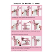 Button Maker Machine Button Badge Maker Handmade Badge Punch Press Making Pinback Supplies