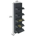 thumbnail image 2 of CEHA USA Antibacterial 5 Tier metal shoe cabinet without holes, 2 of 4