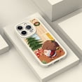 thumbnail image 4 of Caja de teléfono a prueba de golpes de goma de TPU con estampado de patrón de dibujos animados elegante para la serie iPhone, 4 of 4