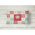 thumbnail image 2 of Carolines Treasures CK5235PW1216 Sato Dog Love Canvas Fabric Decorative Pillow, Red, 12H x16W, multicolor, 2 of 3