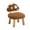 Brown, variant on Dayalane Mushroom Kids Desk Chair Comfy, Upholstered Chairs with Wooden Legs for Ages 1-4, Playroom Furniture with Back, Bedroom, Kindergarten, Pink