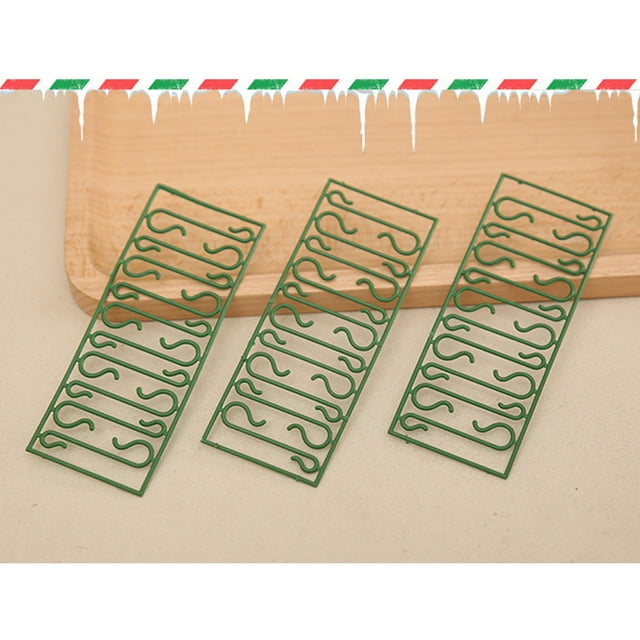 Moluckfu 100Ud En S Color Verde Para Adornos Navideños Fáciles De Organizar Y Decorar