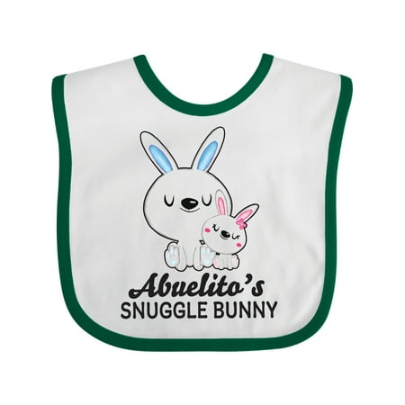 

Inktastic Abuelitos Snuggle Bunny Easter Gift Baby Girl Bib