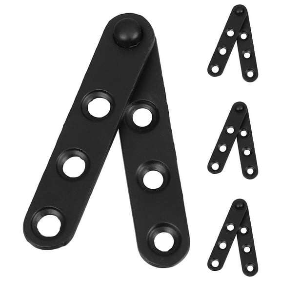 FRCOLOR 4PCS Mending Plates Flat Straight Brackets Metal Mending Plate for Repairing Wood Furniture Dresser Shelf Bed Table Fixing Furniture Fastener Hardware