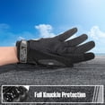 thumbnail image 4 of Guantes de moto COFIT con pantalla táctil completa negros M, 4 of 6