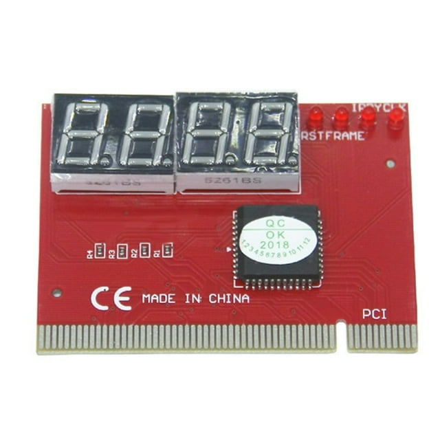 Computer PC 4 Digit Diagnostic Analyzer Card Motherboard LED 4-Digit Diagnostic PC Analyzer Test