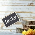thumbnail image 5 of 10pcs Wooden Chalkboards Hanging Chalkboard Signs Cute Erasable Liquor Decanter Labels with String Message Board Tags DIY for Food Labels Wedding Parties Place Cards 6x8cm (2x3 inch), 5 of 7