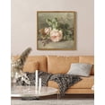 thumbnail image 2 of Drsoum Vintage Floral Wall Art 16x16in Natural Framed Classic Retro Flower Wall Prints Modern Farmhouse Kitchen Bathroom Office Decor, 2 of 5
