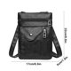 thumbnail image 2 of Crossbody Shoulder Bag | Soft Polyurethane Leather Texture Purse | Small Cell Phone Bag | Lightweight Durable Design | Brown | 22x17x5cm | Casual Fashion Handbag for Everyday Use, 2 of 6