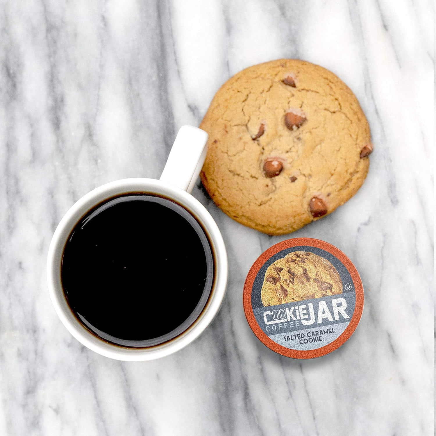 Cookie Jar Salted Caramel Flavored Coffee Pods for Keurig, 40 Ct