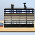 thumbnail image 5 of 32-Slot File Folder Organizer Storage Rack 8-Tier Adjustable Sorter Desktop Letter Office Cabinet, 5 of 16