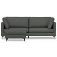 thumbnail image 3 of Simpli Home Ava 90-inch Sofa and Ottoman Set in Tightly Woven Performance Fabric, 3 of 11