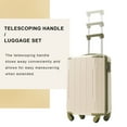 thumbnail image 2 of Lightweight 20-Inch Hardshell Luggage with Durable ABS and Double Spinner Wheels for Travel, 2 of 7