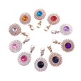 thumbnail image 3 of 10 Uds. de colgantes de diamantes de imitación, botones de diamantes de imitación, accesorios de aleación, broche de 24mm, adornos para perfecl Broche Botones, 3 of 8