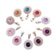 thumbnail image 3 of 10x Colgantes Redondos de Diamantes de Imitación Adornos de Costura Broche para Bolsas de Bricolaje, 3 of 8