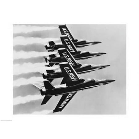 PVT/Superstock SAL25544028 Four fighter planes flying in a formation Blue Angels US Navy Precision Flight Team -24 x 18- Poster Print