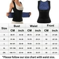 thumbnail image 2 of ANYFIT WEAR Sweat Sauna Suit for Women Workout Waist Trainer Belt Sleeveless Shirt Body Shaper Top with Zipper, 2 of 7