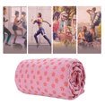thumbnail image 1 of Toalla de pilates mantas de yoga plegables transpirables para deportes al aire libre (rosa), 1 of 6