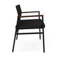 thumbnail image 2 of Avon Reception Waiting 2 Seater UPH Seat Back No Cntr Arms / Black Steel / Black, 2 of 4