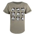 thumbnail image 1 of Disney - Camiseta de Mickey Mouse Caras para Mujer (Caqui Claro), 1 of 3