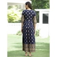thumbnail image 4 of Juniper Indigo Festive Ethnic Motif Printed Rayon Maxi Dress, 4 of 5